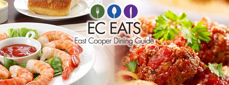 East Cooper Dining Guide. Covers Mount Pleasant, Daniel Island, Isle of Palms, and Sullivan's Island